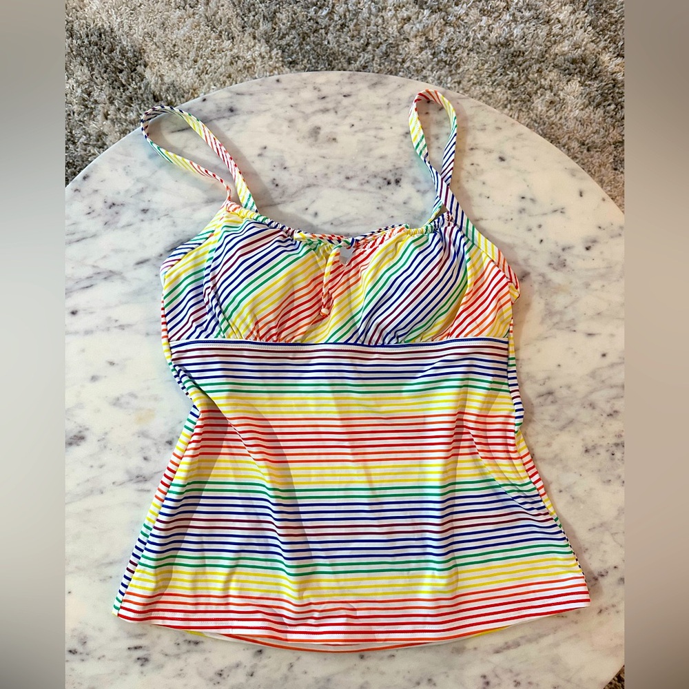 Lands End Underwire Tankini Swimsuit Top